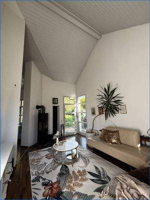 Wohnzimmer mit Schwedenofen