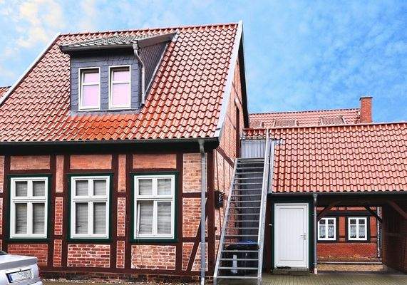 Dachgeschosswohnung Zugang