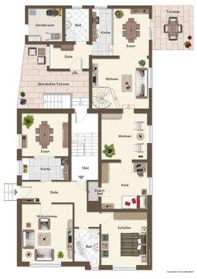 Grundriss  Erdgeschoss