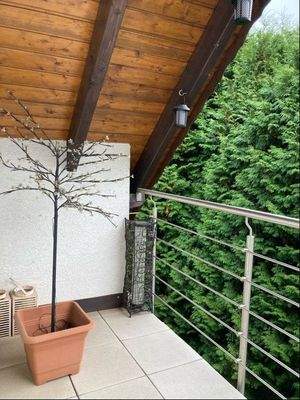 großer Balkon am Eltern-Schlafbereich - Obergeschoss