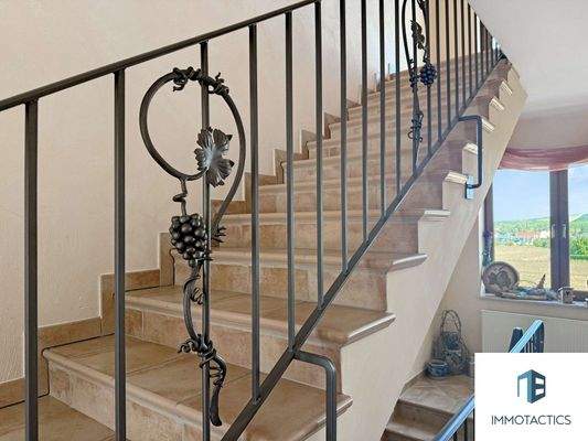 Destailbild Geländer (Schmiedeeisen)