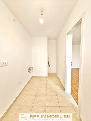 Küche mit WM-Anschluss