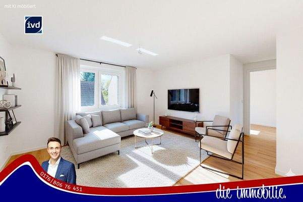 Titel mit KI möbiliert