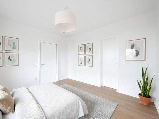 Schlafzimmer - Einrichtungsbeispiel - Erdgeschoss