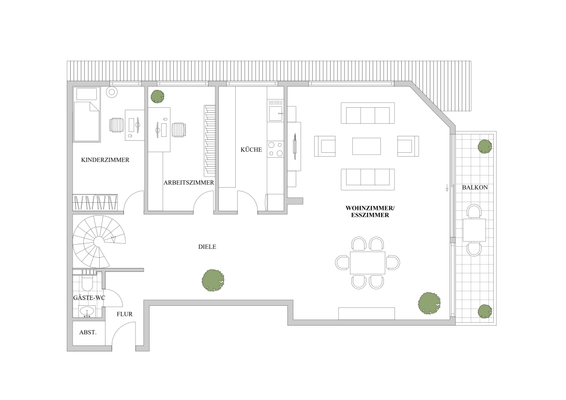 Grundriss Obergeschoss