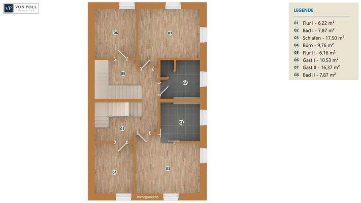 Grundriss 1. Obergeschoss