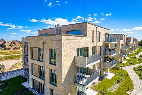 Südbalkone und Terrassen Kliffhaus 10