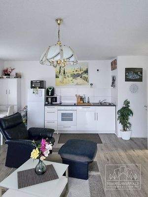 Wohnraum eingerichtet