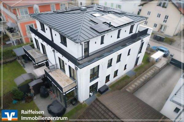 Drohnenaufnahme Gartenseite