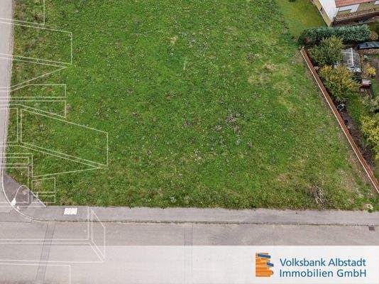 Drohnenaufnahme Grundstück