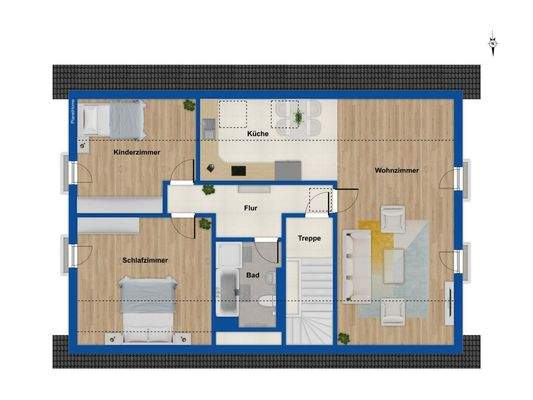 Grundriss Dachgeschoss