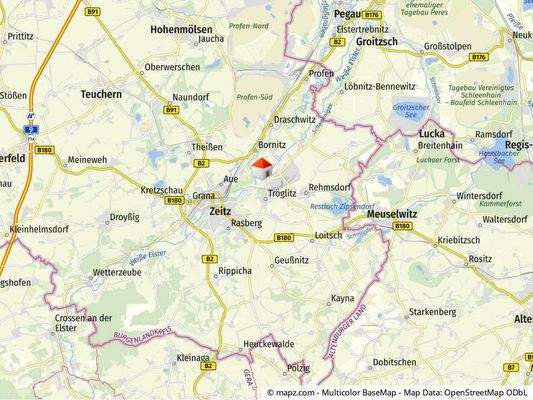 Geolyzer Kartenausschnitt