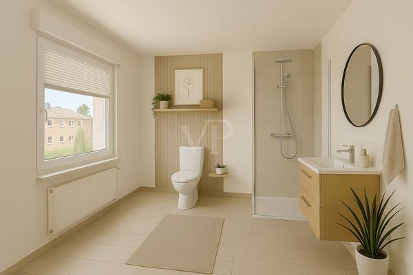 Badezimmer EG. KI generiert