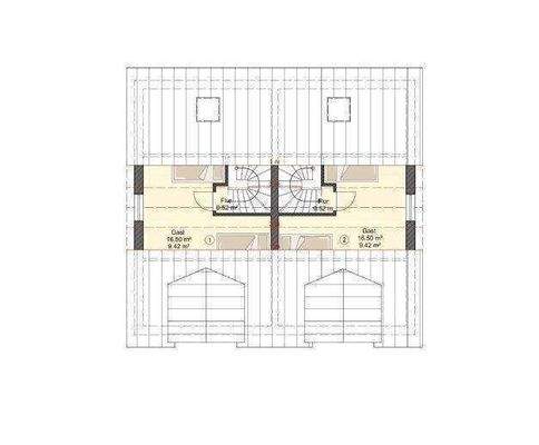 Grundriss Spitzboden