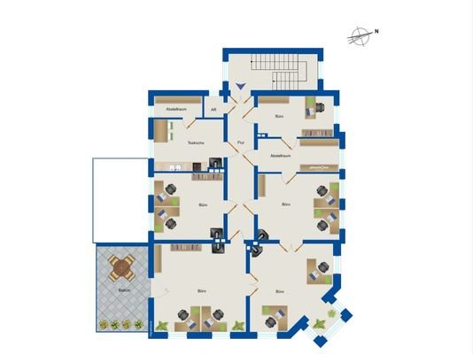 Grundriss Obergeschoss