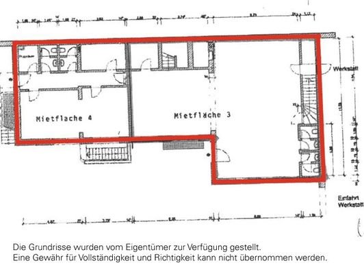 Grundriss Lager_Werkstatt_Büro - EG