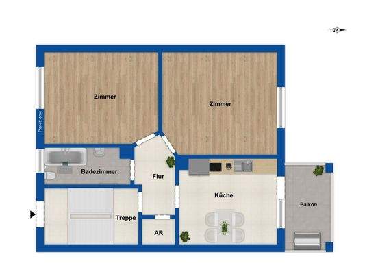 Grundriss - Erdgeschoss