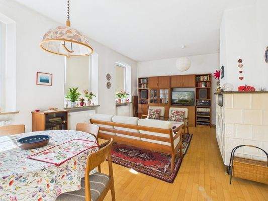 schöner Parkettboden