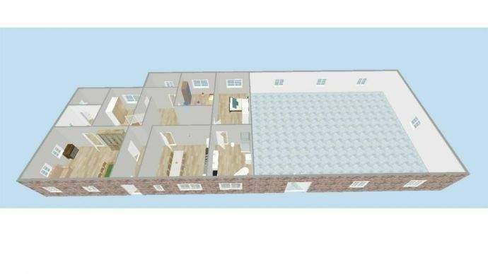 Blick auf den Grundriss