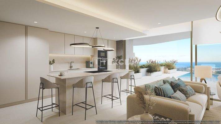 Luxury Apartments in a Complex with Panoramic Views in Málaga