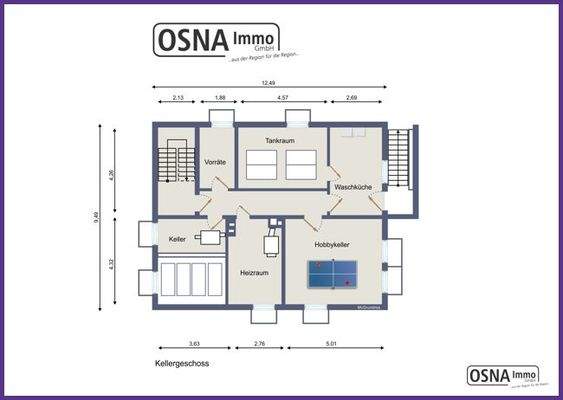 Grundriss Kellergeschoss
