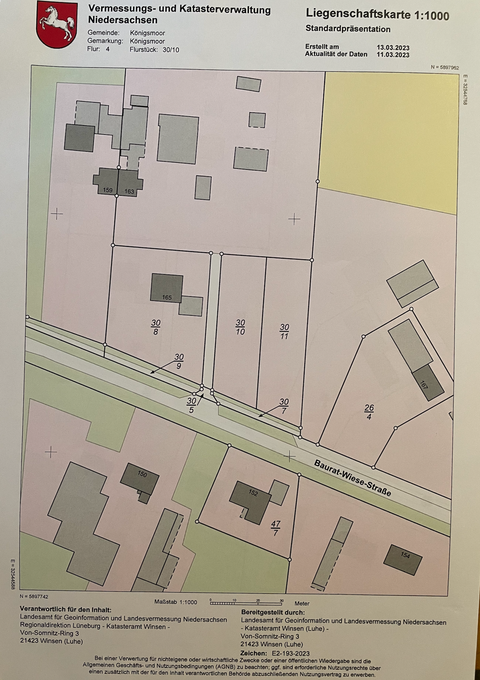 Königsmoor Grundstücke, Königsmoor Grundstück kaufen