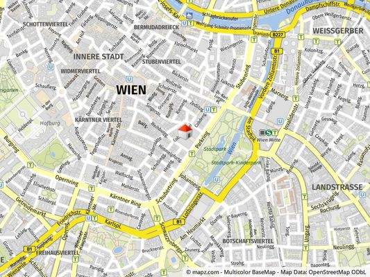 Geolyzer Kartenausschnitt