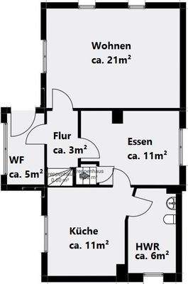 Erdgeschoss Vorderhaus