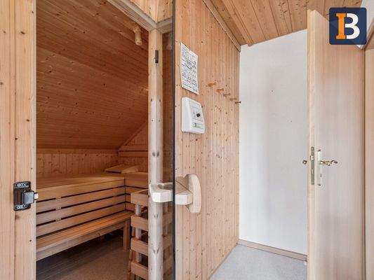 Sauna Dachgeschoss