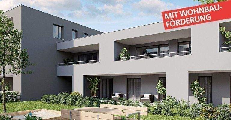 Ansicht von Süden, Wohnbauförderung