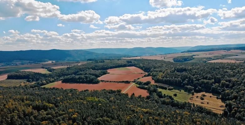 Panorama über einem wunderbaren Ort