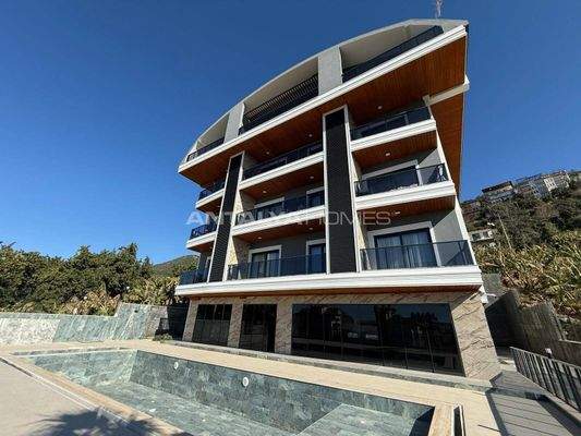 Beautiful Sea View Stylish Real Estate in Antalya Alanya
