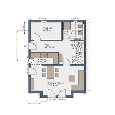 Grundriss Erdgeschoss