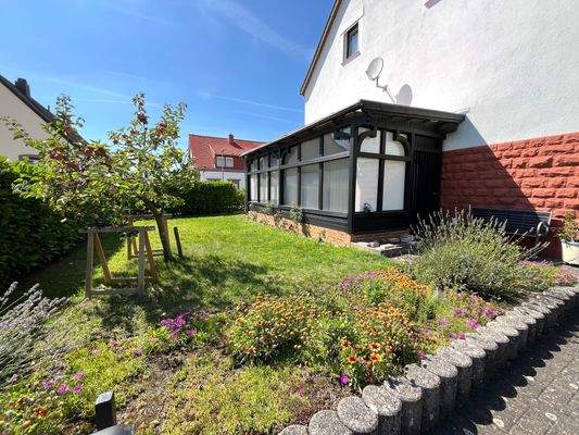 Blick auf den Wintergarten