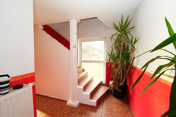 Einfamilienhaus Triftern Treppenaufgang
