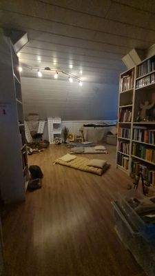 Treppenaufgang mit Blick ins Studio