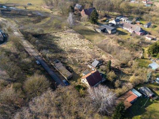 Luftbild vom Grundstück