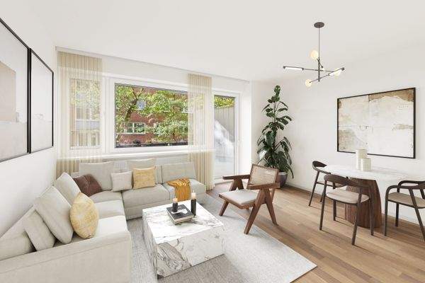 Wohnzimmer nach Renovierung