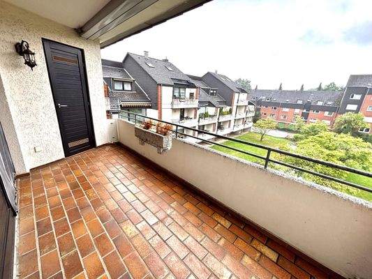 Balkon am Wohnzimmer 1.Ebene