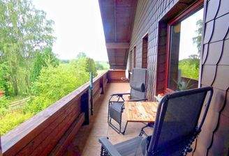 Balkon in Südausrichtung