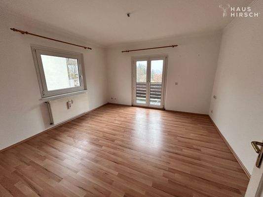 Schlafzimmer mit Balkon