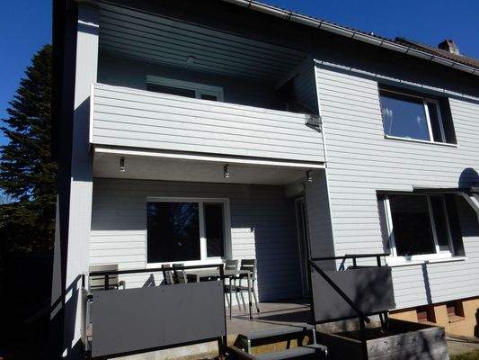 Rückseite des Hauses