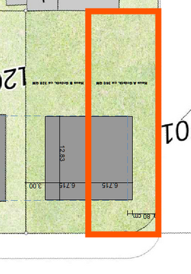 Teilgrundstück 360m__Plan Architekt EBL Bauen