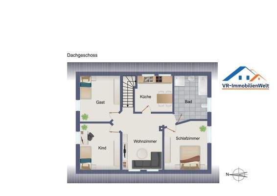 Grundriss Dachgeschoss