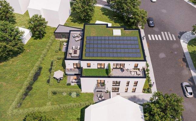 Vogelperspektive Süd-West