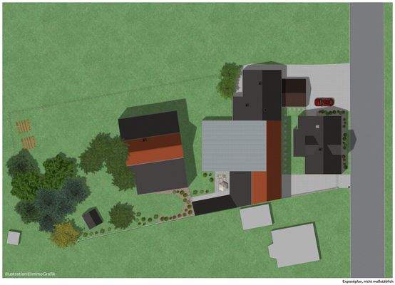 Lageplan des Grundstücks