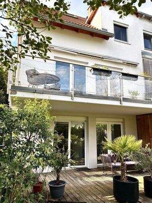 Doppelhaushäfte Meersburg Gartenansicht