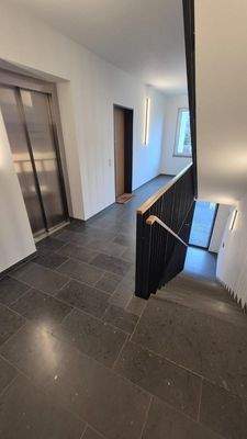 Das gepflegte Treppenhaus