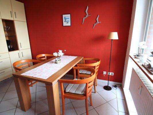 Essplatz im Wohnraum