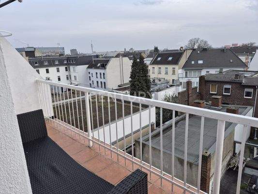 Balkon abseits der Straße